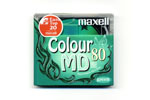MAXELL colour80 green в упаковке, вид спереди