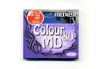 MAXELL colour80 purple в упаковке, вид спереди