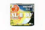 MAXELL xl-II 80md в упаковке, вид спереди