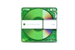 TDK md-fn74slx5a диск (зеленый), вид спереди