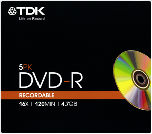 Recordable DVD-R/RW